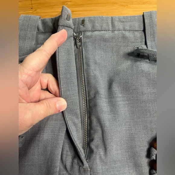 EUC Ganni- Drapey Melange Mid Waist Pants. Size US 6- EU 38 - Picture 12 of 16